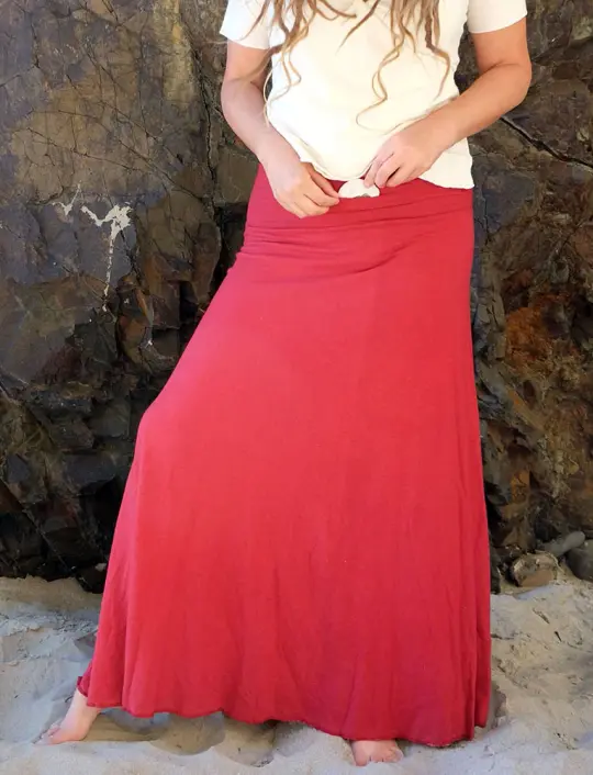 Secret Pocket Wanderer Long Skirt
