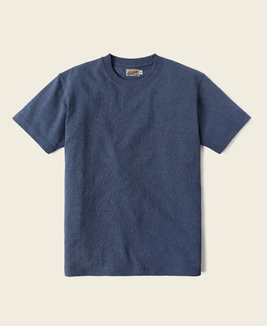 9 oz Cotton Tubular T-Shirt - Denim Blue