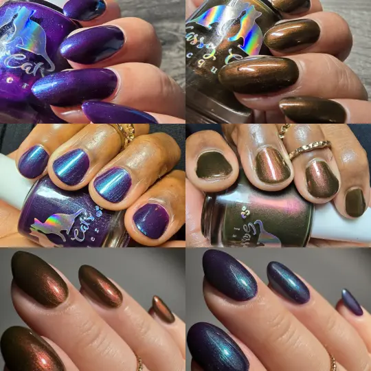 Sassy Cats Lacquer: Halloween Duo "What a Pretty Spider!" and "Boooooooook, Come Home!" *OVERSTOCK*
