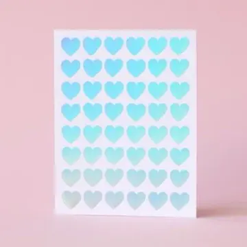 Foil Hearts Card