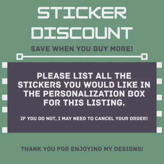 Sticker Discount
