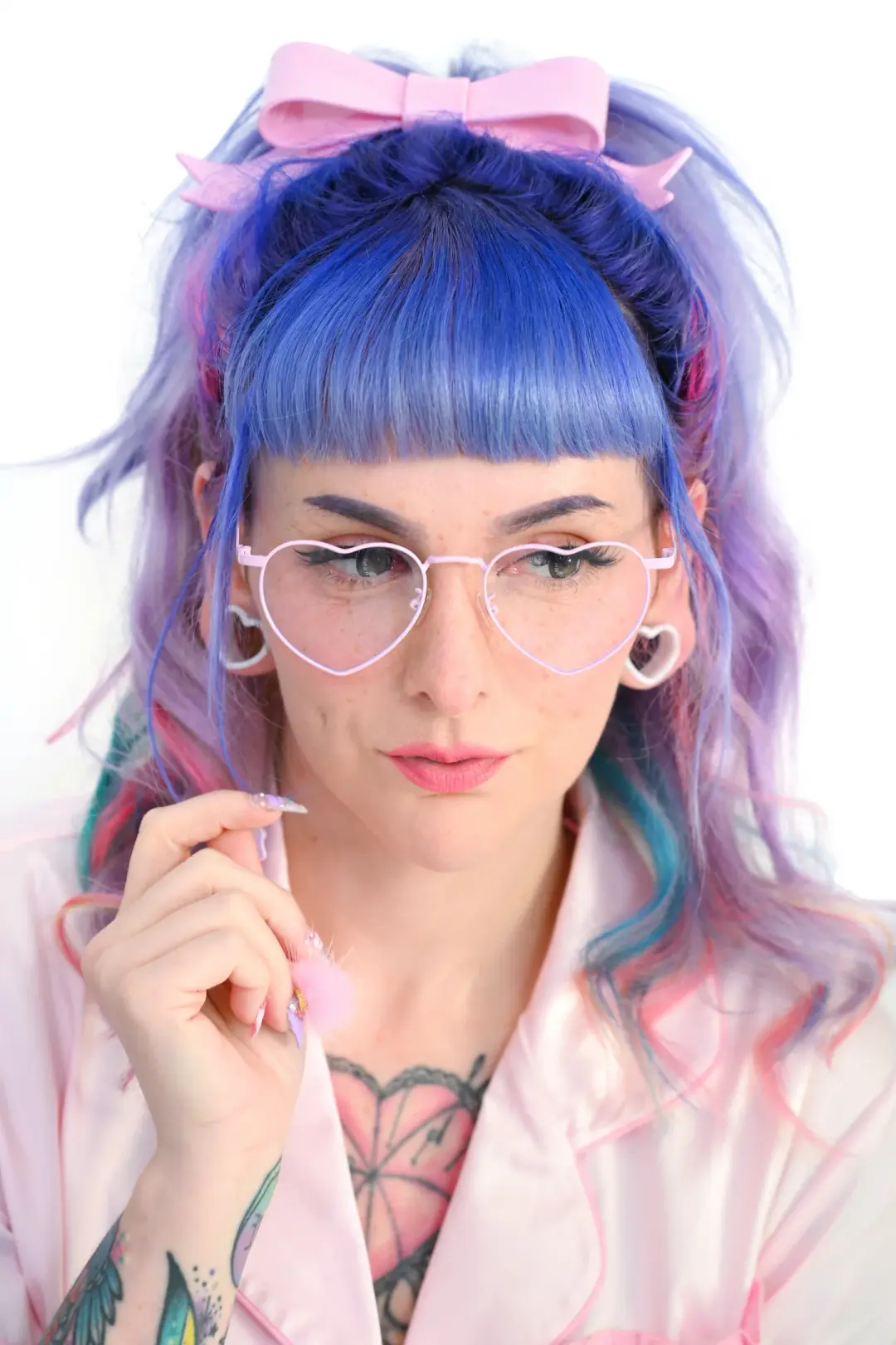 Venus Heart Glasses - Pink