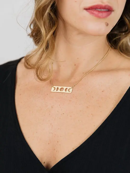 Gold Satellite Choker Necklace