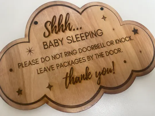 Baby Sleeping Sign