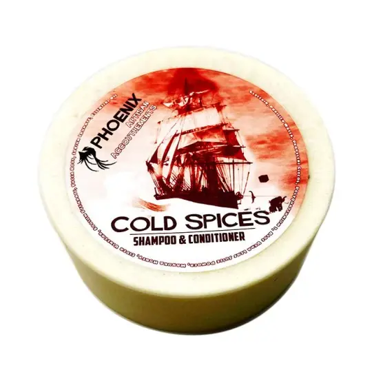 Cold Spices Conditioning Shampoo Puck | Homage to Old Spice Shulton Formula | Lightly Mentholated