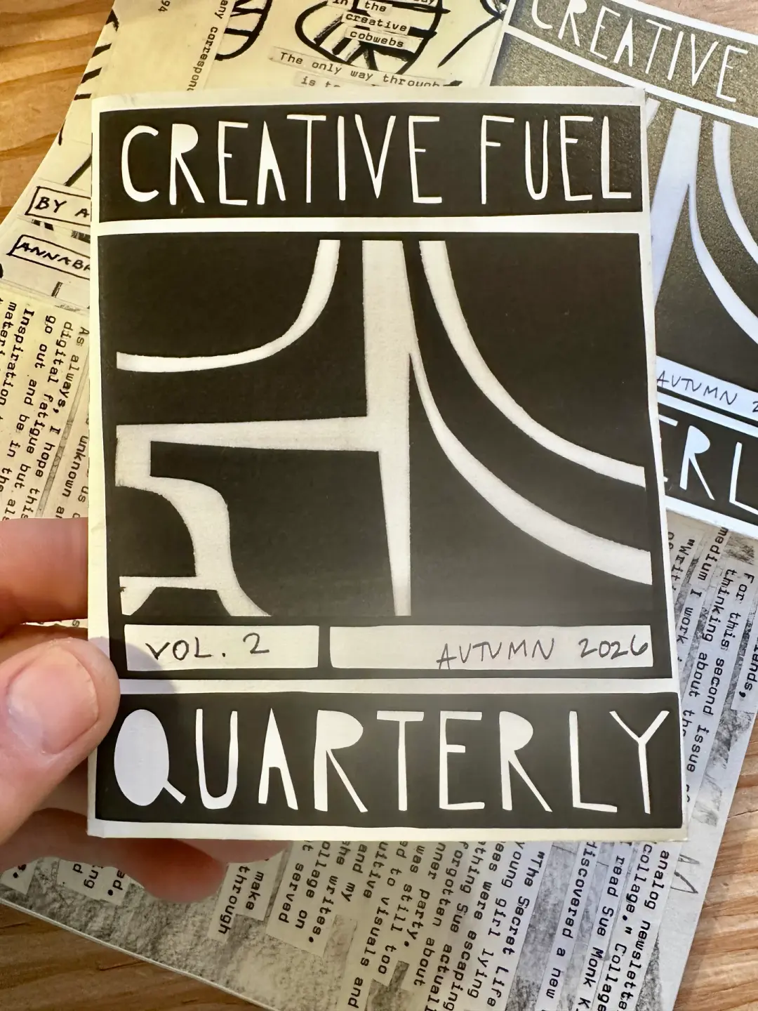 Creative Fuel Quarterly Analog Newsletter: Fall/Autumn 2026 Edition