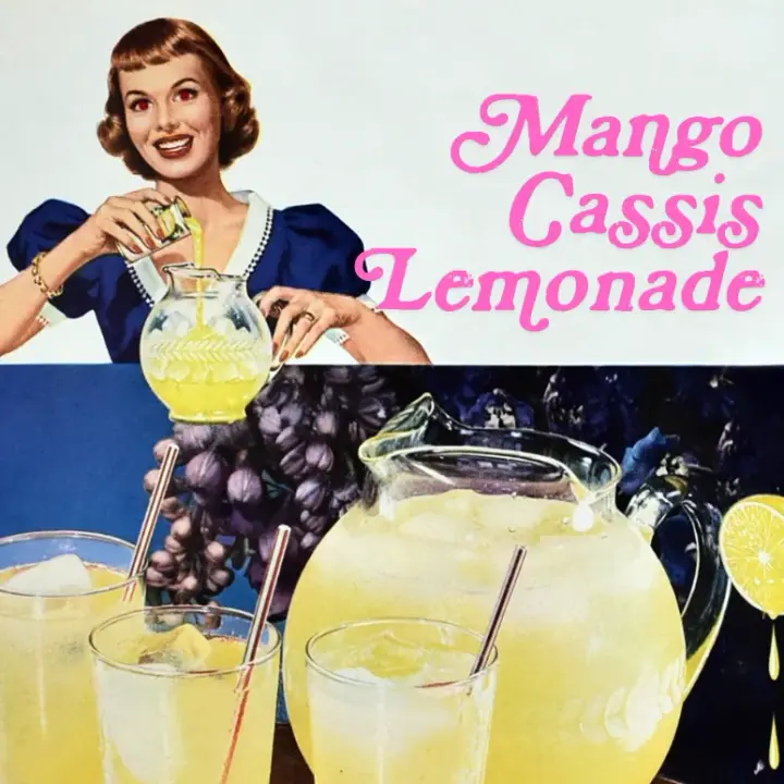 Mango Cassis Lemonade