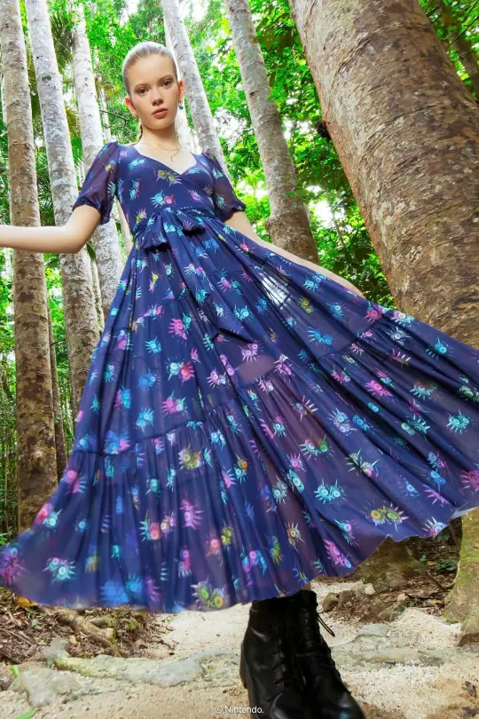 Majora's Mask Wrap Midaxi Dress