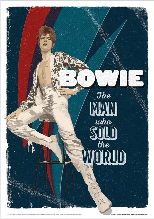 David Bowie Art Print – No. 2 'The Man'