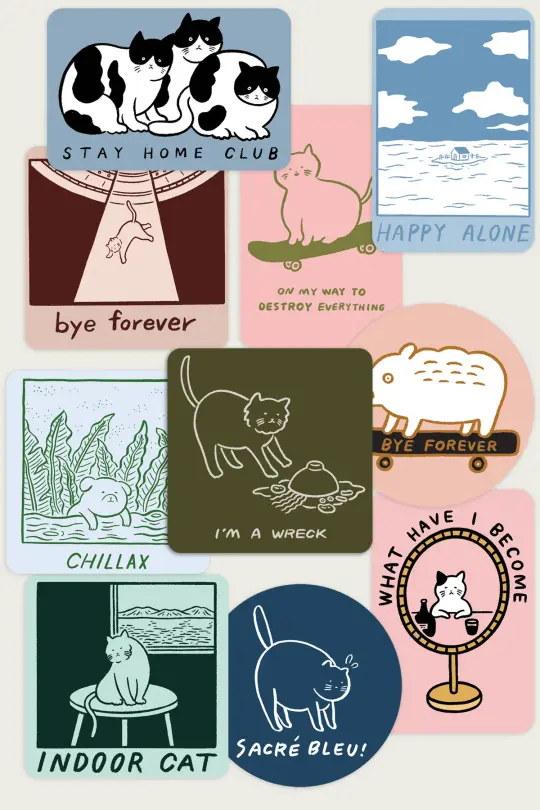 Sticker Bundle: Satoshi Kurosaki