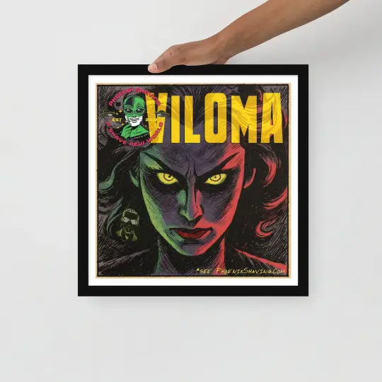 VILOMA: The Stare of Maria Orsic Framed Comic Print | Multiple Sizes!