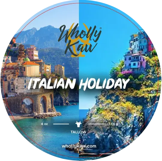 Italian Holiday Shaving Soap, Tallow + Vegan