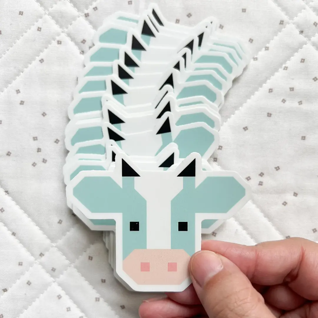Annabelle Cow Sticker