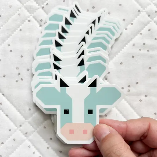 Annabelle Cow Sticker
