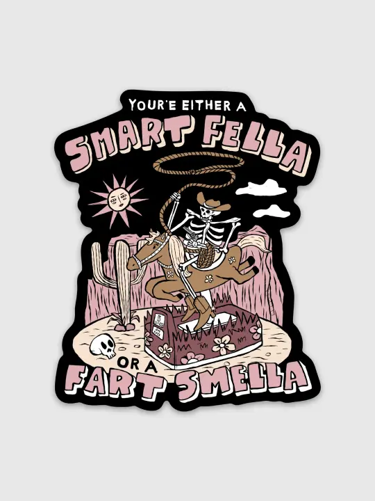 Smart Fella Sticker