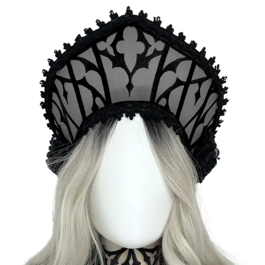 RELIQUARY HALO HEADDRESS (BLACK)