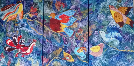 Birds of a fairy forest