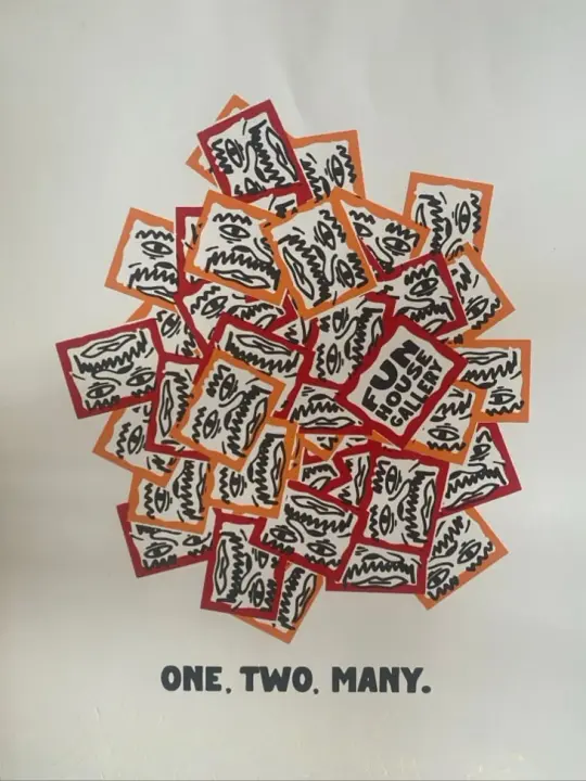 One, Two, Many. (screen print)