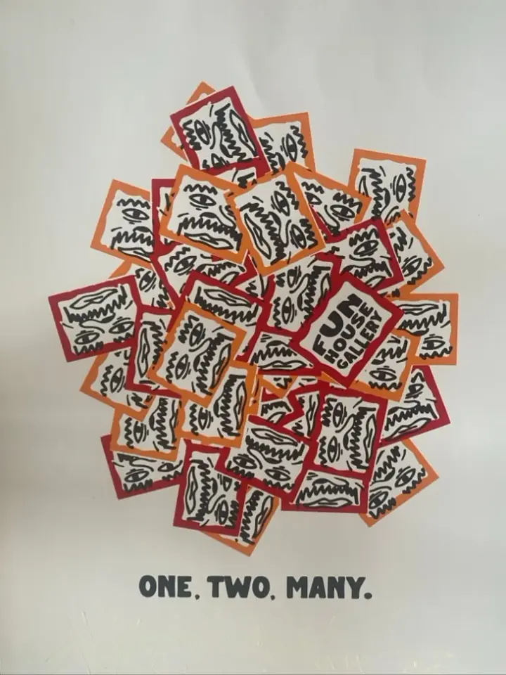 One, Two, Many. (screen print)