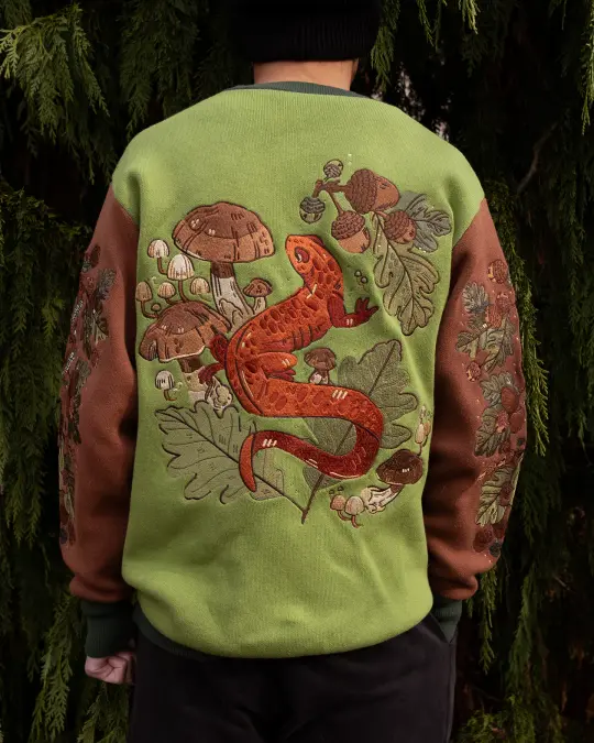 [KNIT CARDIGAN] Salamander Woods