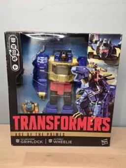 Transformers Age of the Primes G2 Universe Grimlock & Wheelie Figures