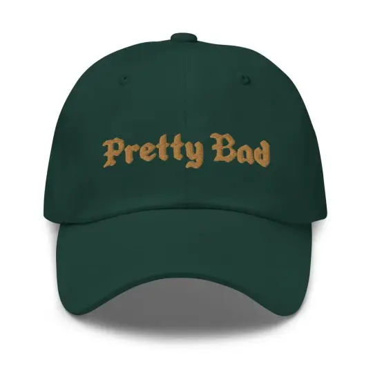 Pretty Bad Old Gold Embroidered Hat