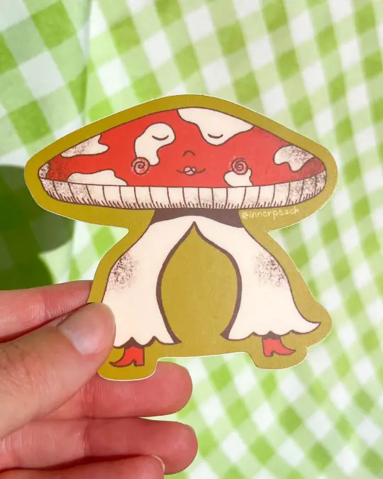 Groovy Shroom Sticker