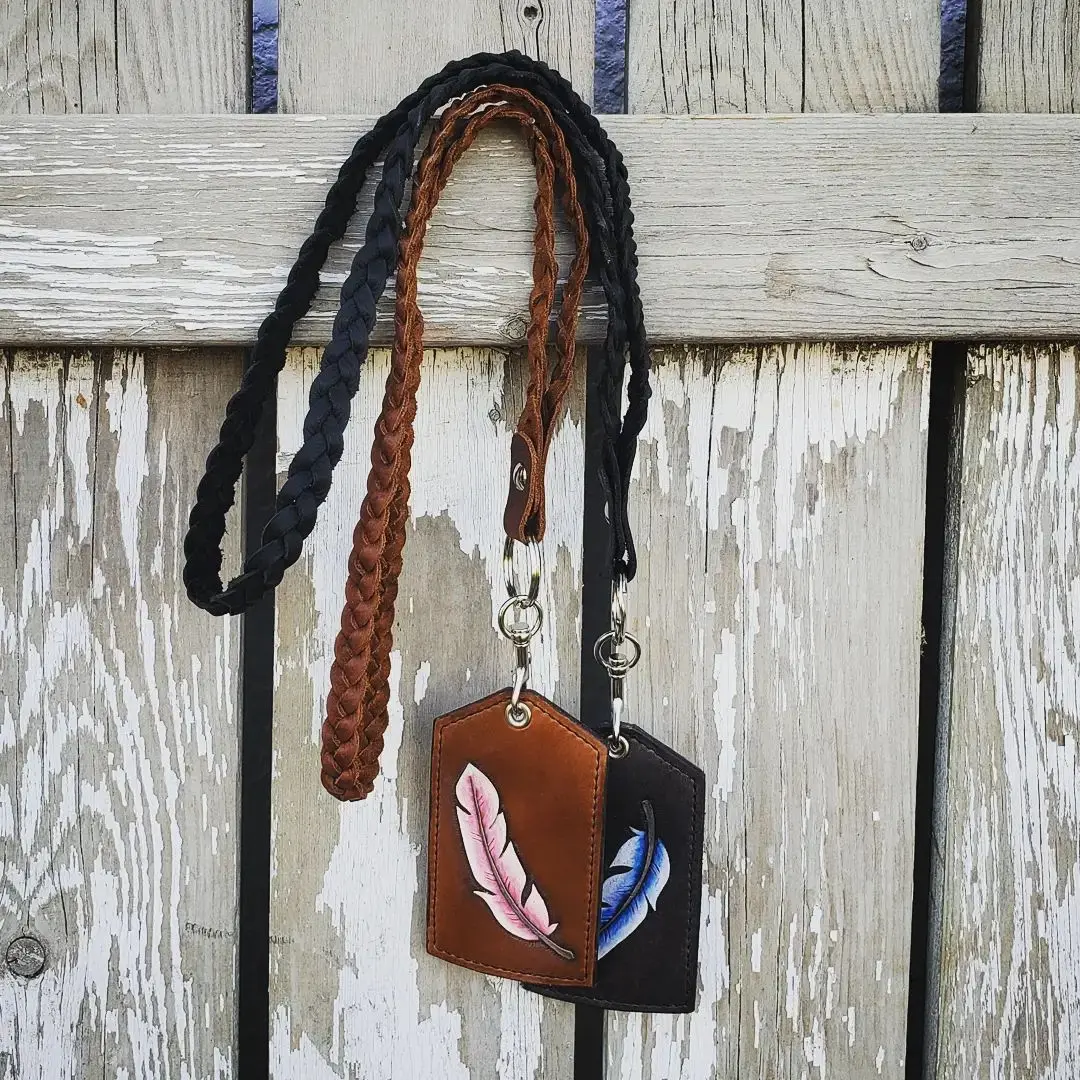 CUSTOM ID Card Lanyards | "His & Hers" Set of Two
