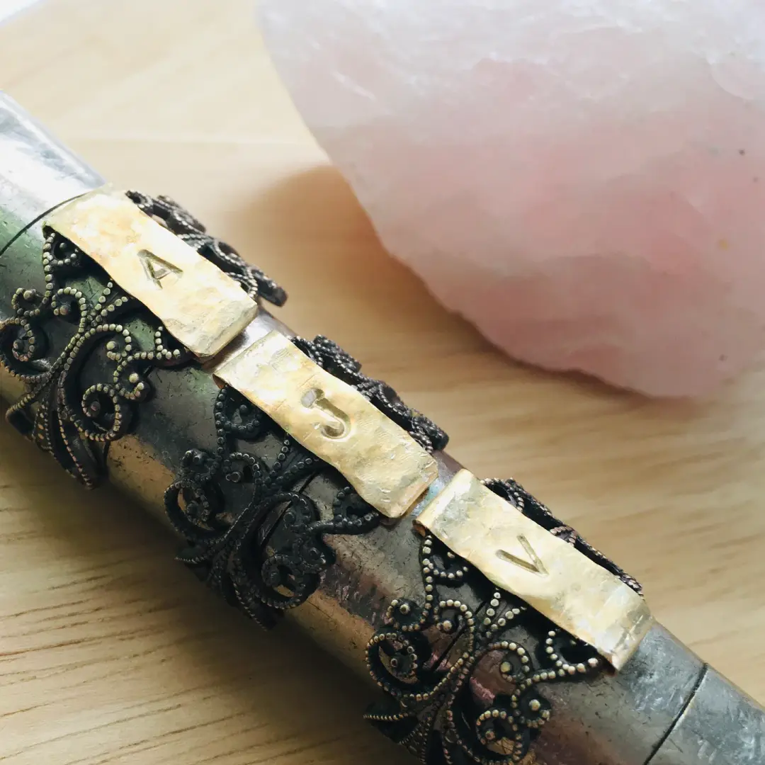 To the Letter Filigree Ring