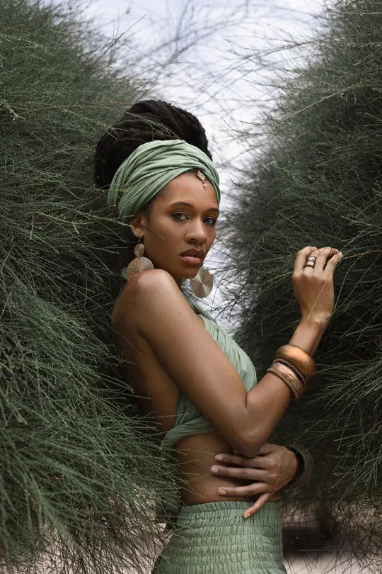 Headscarf Wrap Rachini Fern
