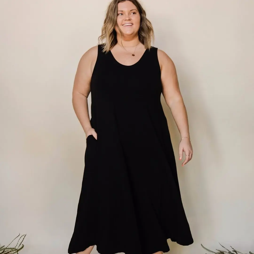 Lakeside Jumpsuit in True Black