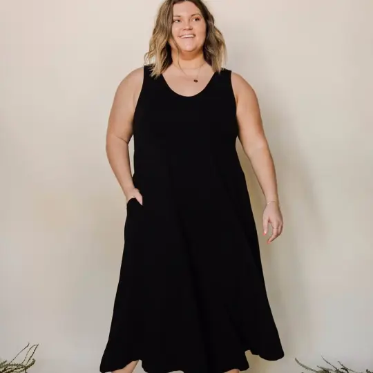 Lakeside Jumpsuit in True Black