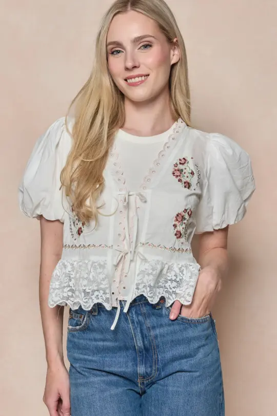 Fable Top in White