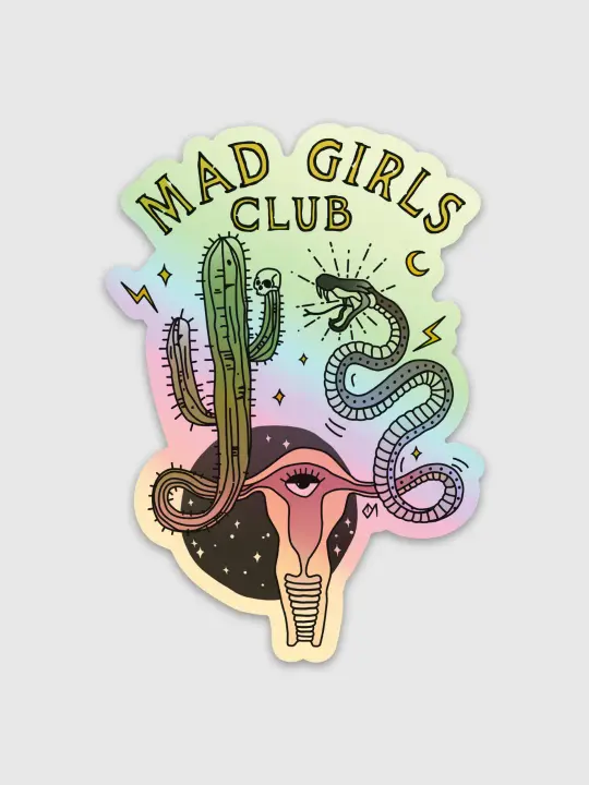 Mad Girls Club Sticker