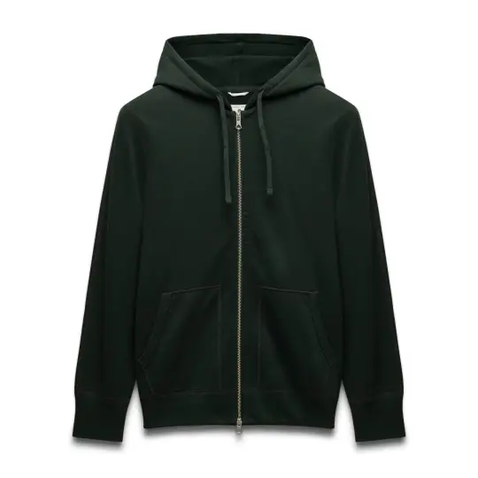 Midweight Terry Slim Zip Hoodie