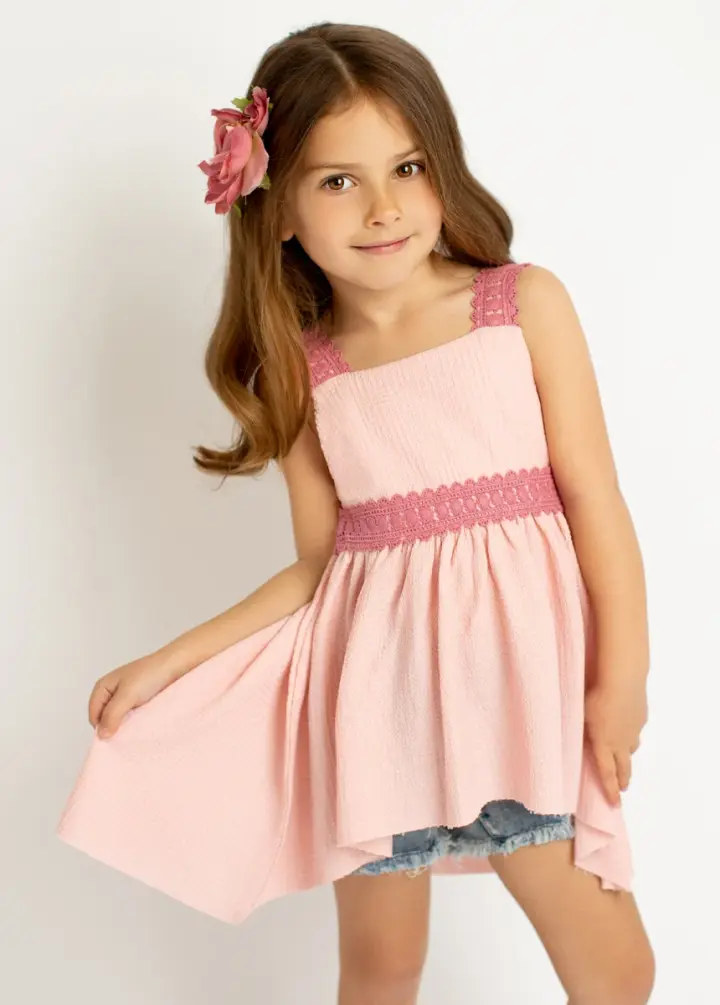 Elmina Top in Blush