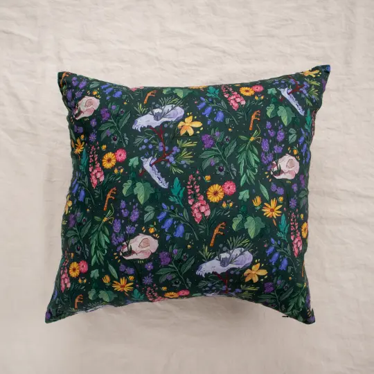 [COTTON/LINEN PILLOW COVER] Witch's Garden