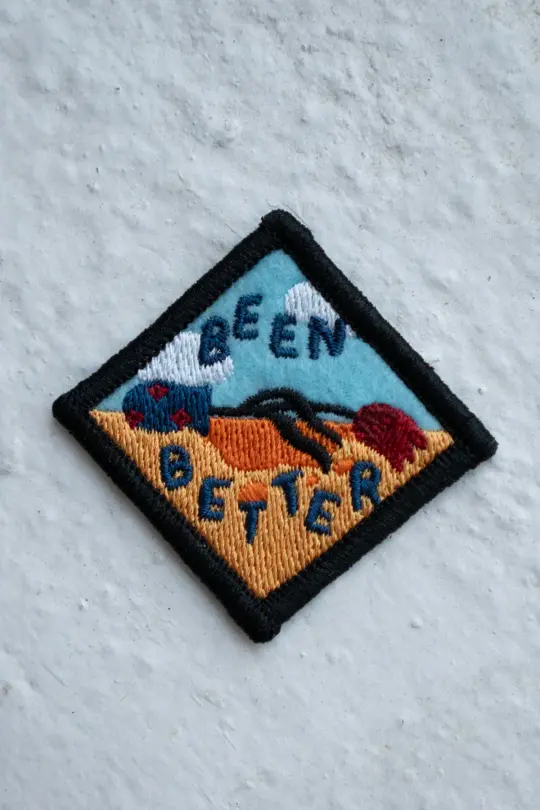 Been Better (Vase) - Tiny Felt Sticky Patch