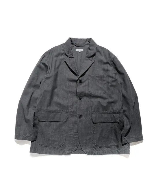Engineered Garments Loiter Jacket Charcoal Tropical Wool
