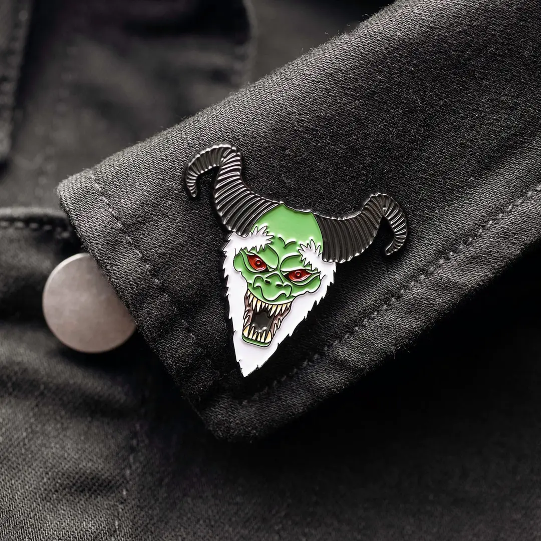 Krampus Enamel Pin