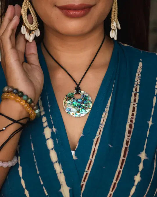 Shell Necklace Abalone