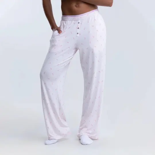 Sleep Loose Pants Candy Cane Ditsy