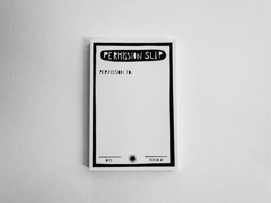 Permission Slip Notepad