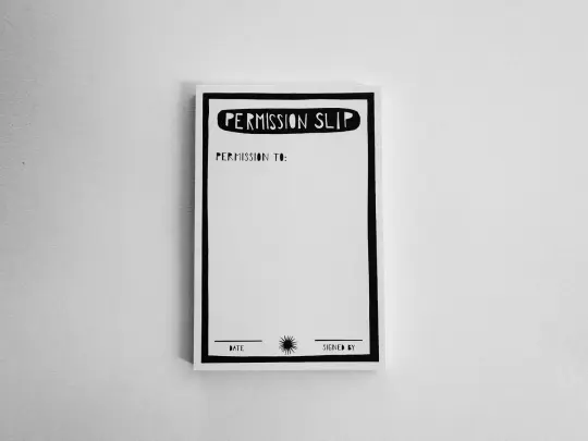 Permission Slip Notepad