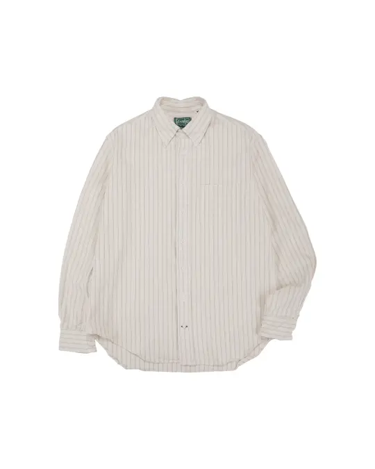Gitman Vintage Bros. Tan Japanese Striped Oxford