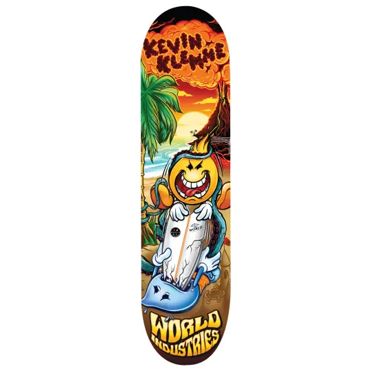 World Industries Kevin Klemme Surfs up skateboard