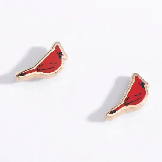 Cardinal Studs