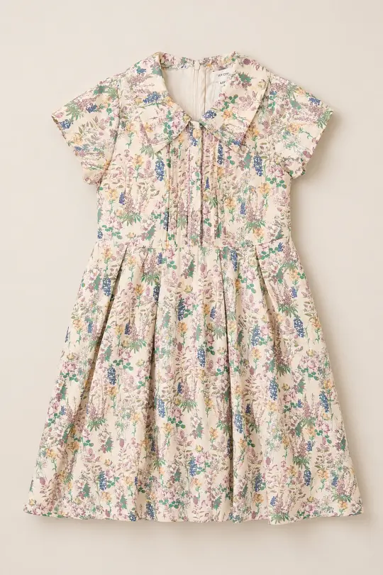 Mini Amber Dress in Autumn Bouquet