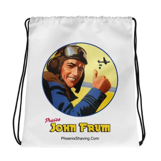 John Frum Drawstring bag
