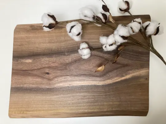 “Parallelogram” Large Dual Live Edge Walnut Board (22LO)
